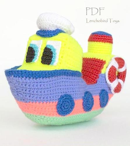 amigurumi BOAT crochet pattern