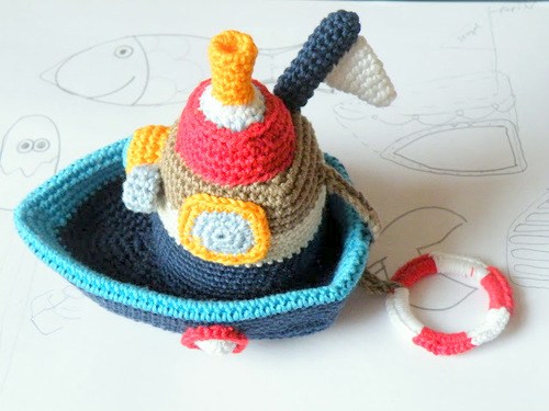 amigurumi BOAT crochet pattern