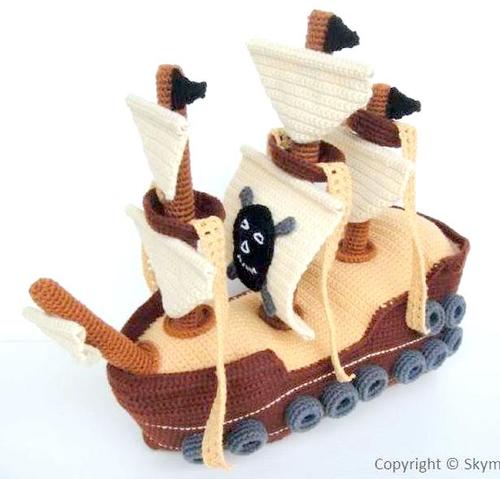 amigurumi BOAT crochet pattern