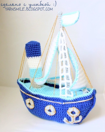 amigurumi BOAT crochet pattern