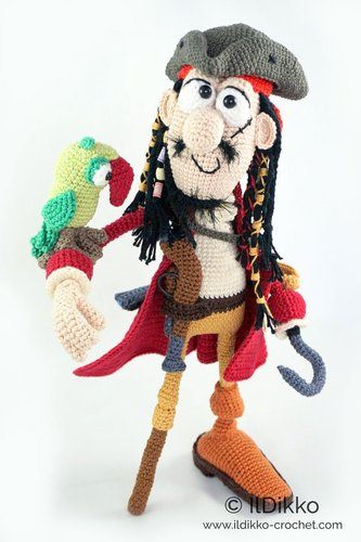 amigurumi PIRATE crochet pattern