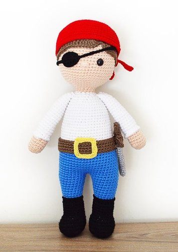 amigurumi PIRATE crochet pattern