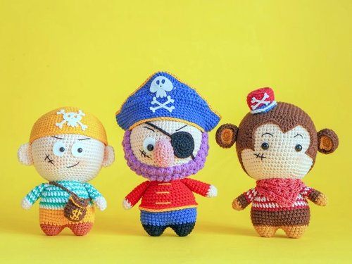 amigurumi PIRATE crochet pattern