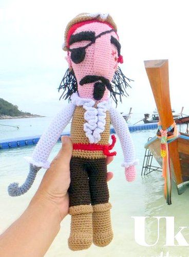 amigurumi PIRATE crochet pattern