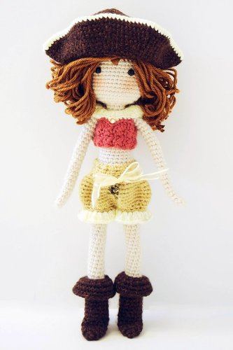 amigurumi PIRATE crochet pattern