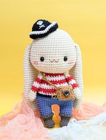 amigurumi PIRATE crochet pattern