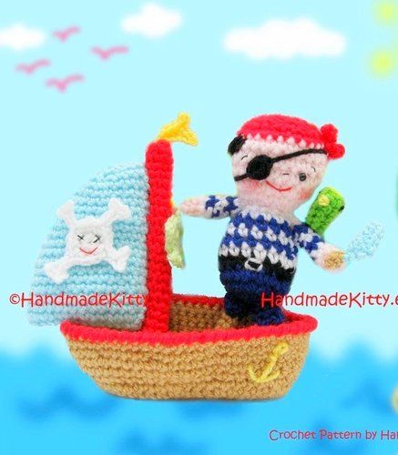 amigurumi PIRATE crochet pattern