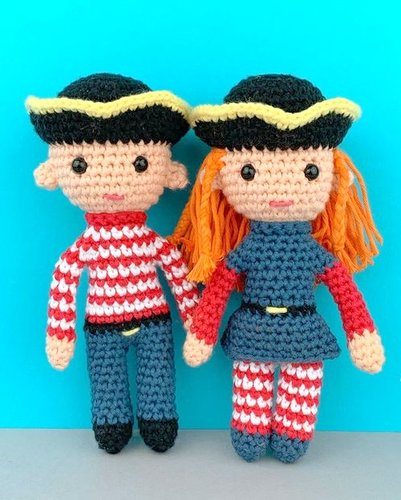 amigurumi PIRATE crochet pattern