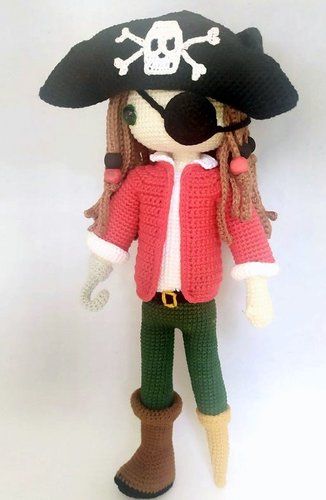 amigurumi PIRATE crochet pattern