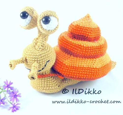 amigurumi SNAIL crochet pattern