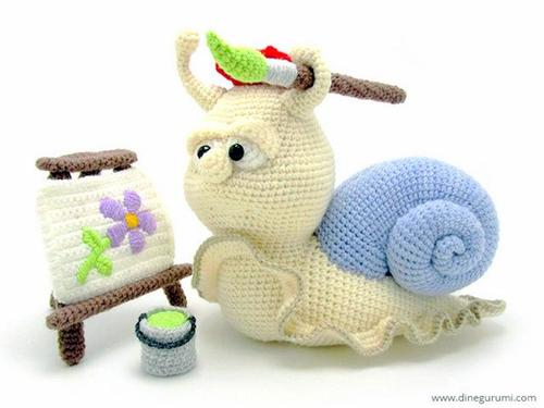 amigurumi SNAIL crochet pattern