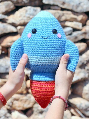 amigurumi SPACESHIP crochet pattern