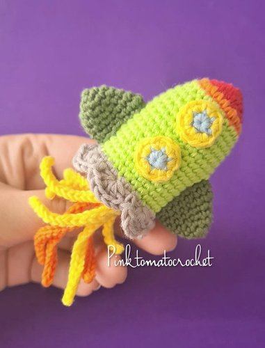 amigurumi SPACESHIP crochet pattern