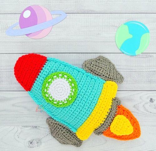 amigurumi SPACESHIP crochet pattern