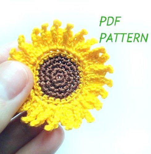 amigurumi SUNFLOWER crochet pattern