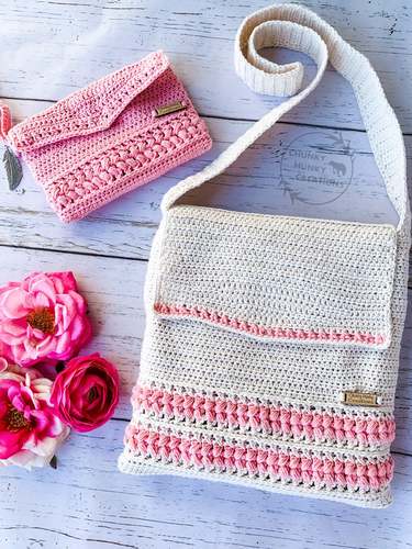 Shoulder Messenger Bag Crochet Pattern Roundup! - AmVaBe Crochet