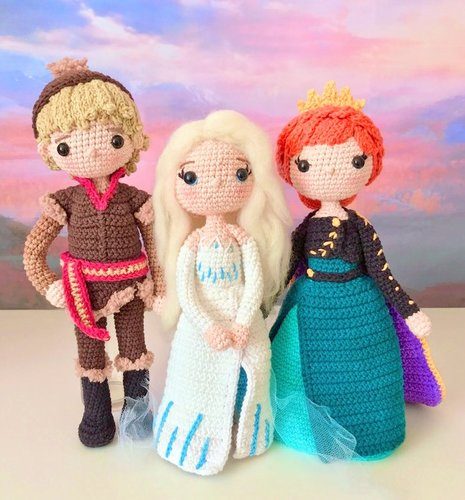 amigurumi FROZEN crochet pattern