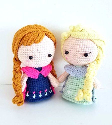 amigurumi FROZEN crochet pattern