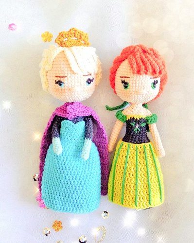 amigurumi FROZEN crochet pattern