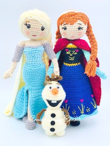 amigurumi FROZEN crochet pattern