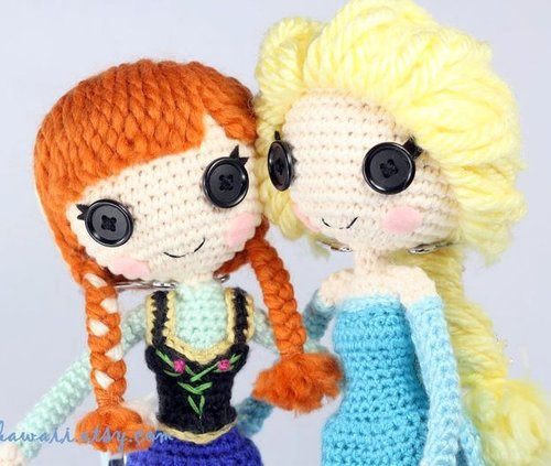 amigurumi FROZEN crochet pattern