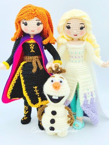 amigurumi FROZEN crochet pattern