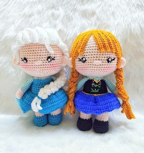 amigurumi FROZEN crochet pattern