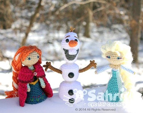 amigurumi FROZEN crochet pattern