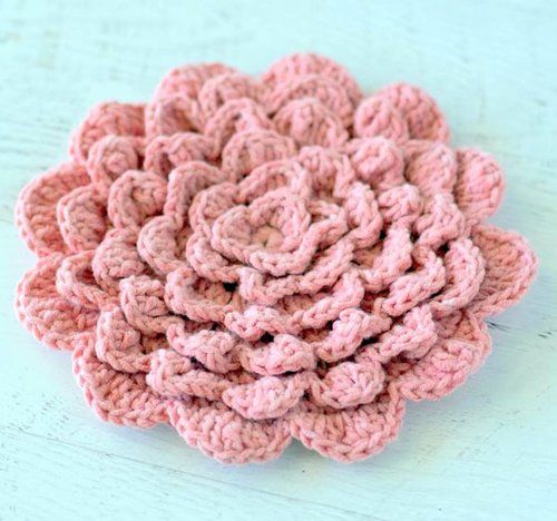 free FLOWER crochet pattern