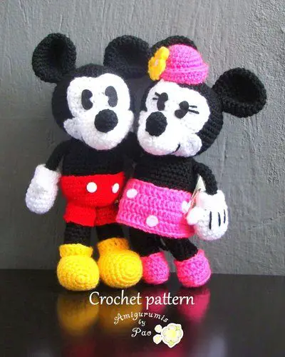 Amigurumi Mickey Mouse Crochet Pattern Roundup! - AmVaBe Crochet