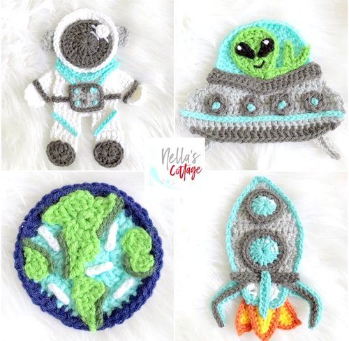 amigurumi SPACE crochet pattern