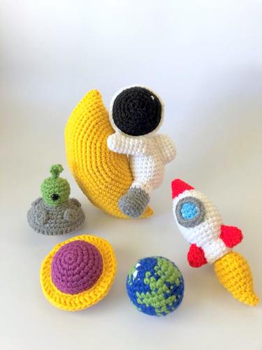 amigurumi SPACE crochet pattern