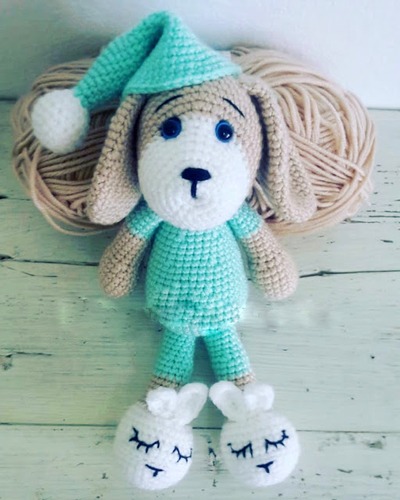 Free Amigurumi Dog Crochet Pattern