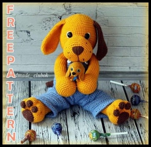 Free Amigurumi Dog Crochet Pattern