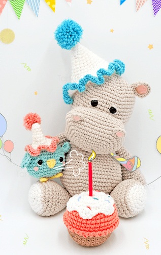 free amigurumi HIPPO crochet pattern