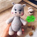 free amigurumi HIPPO crochet pattern