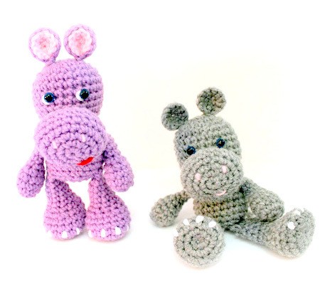 free amigurumi HIPPO crochet pattern