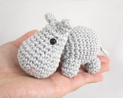 free amigurumi HIPPO crochet pattern