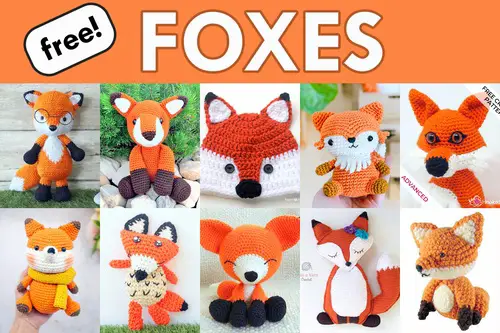 Free Amigurumi Fox Crochet Pattern Roundup – More Patterns!