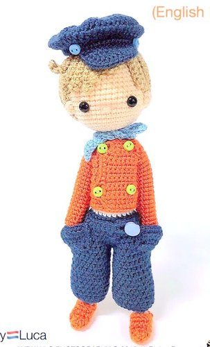 amigurumi BOY DOLL crochet pattern