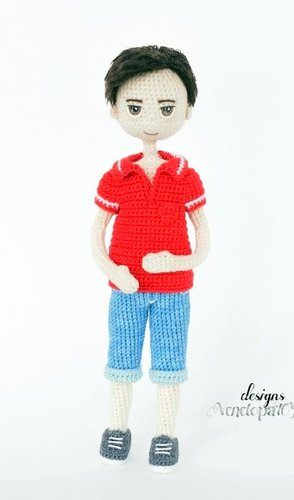 amigurumi BOY DOLL crochet pattern