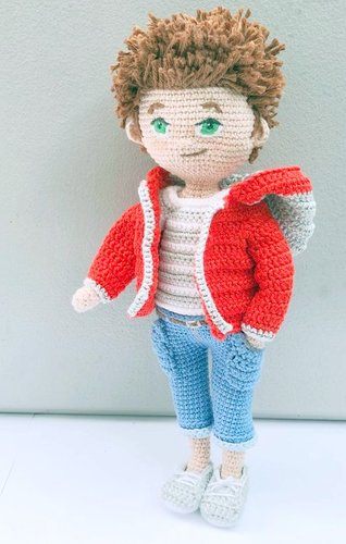 amigurumi BOY DOLL crochet pattern