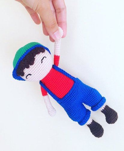 amigurumi BOY DOLL crochet pattern