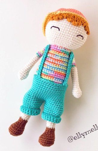 amigurumi BOY DOLL crochet pattern