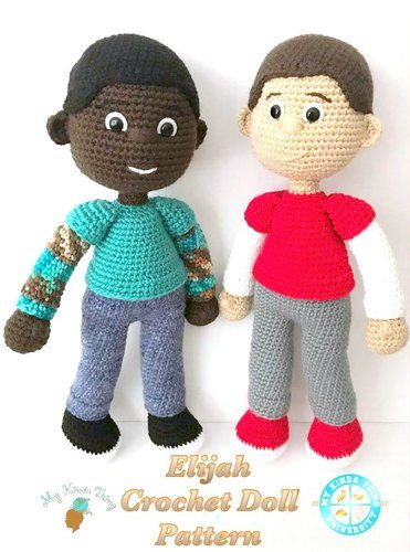 amigurumi BOY DOLL crochet pattern