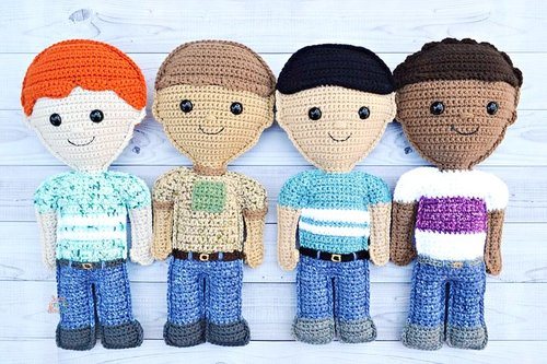 amigurumi BOY DOLL crochet pattern