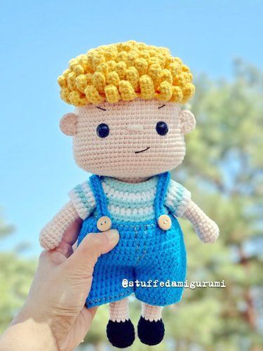 amigurumi BOY DOLL crochet pattern