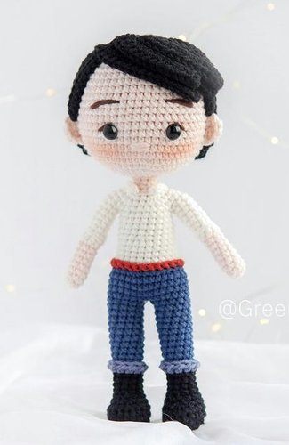 amigurumi BOY DOLL crochet pattern