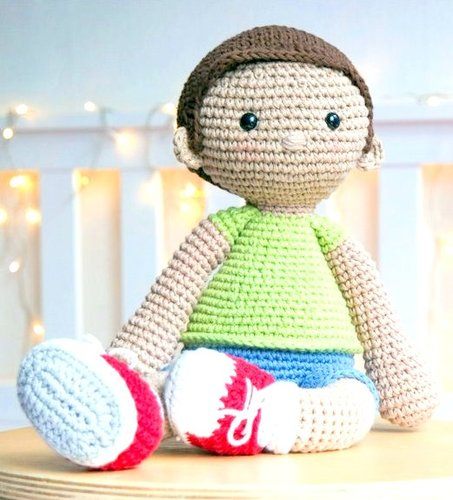 amigurumi BOY DOLL crochet pattern