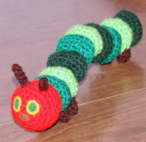 amigurumi CATERPILLAR crochet pattern